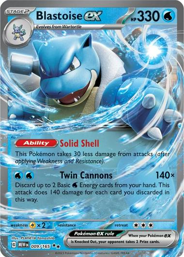 Blastoise ex #9 Cover Art