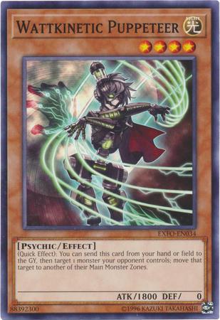 Wattkinetic Puppeteer EXFO-EN034 YuGiOh Extreme Force