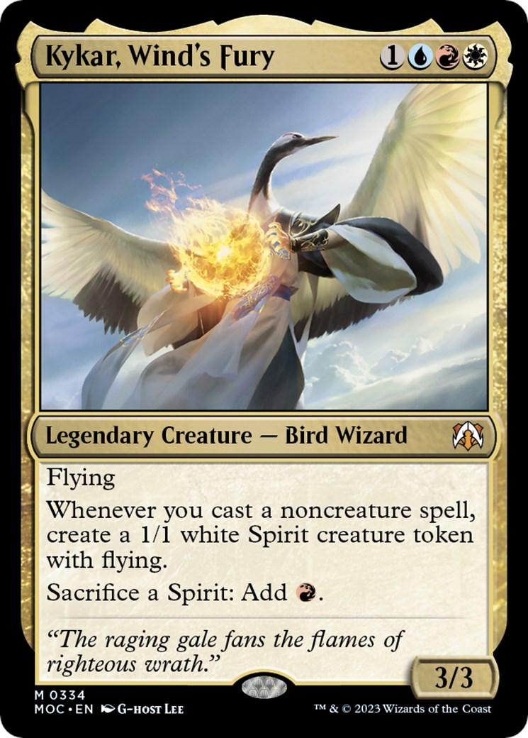 Kykar, Wind's Fury #334 Magic March of the Machine Commander