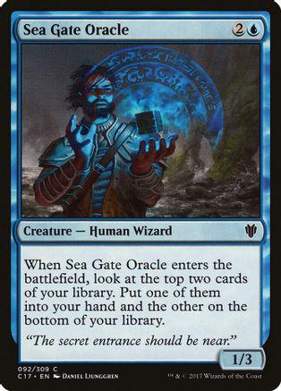 Sea Gate Oracle Magic Commander 2017