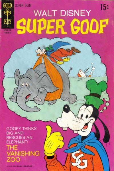 Walt Disney Super Goof #16 (1971) Comic Books Walt Disney Super Goof