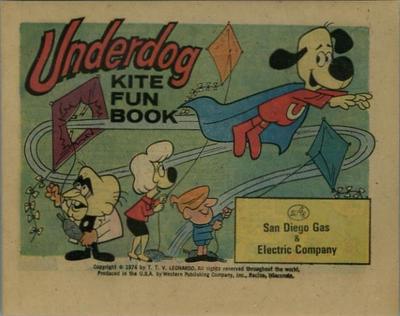 Underdog (1974) Comic Books Kite Fun Book