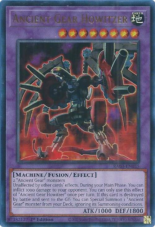 Ancient Gear Howitzer [Super Rare] RA03-EN035 YuGiOh Quarter Century Bonanza