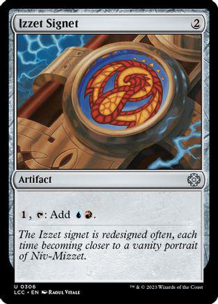 Izzet Signet #306 Magic Lost Caverns of Ixalan Commander
