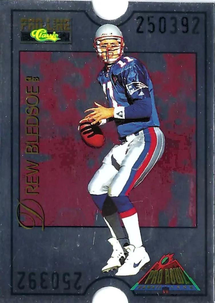 Drew Bledsoe #PB-19 Football Cards 1995 Pro Line Pro Bowl