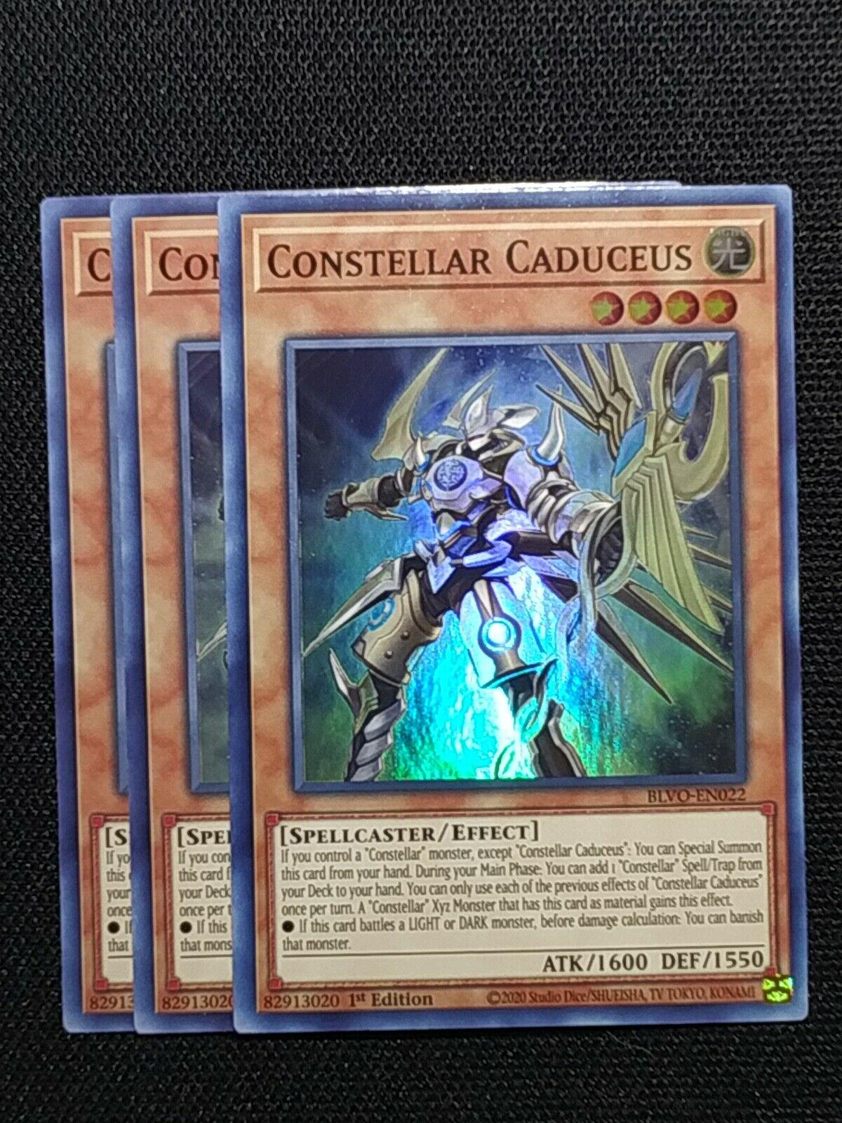 Constellar Caduceus BLVO-EN022 YuGiOh Blazing Vortex