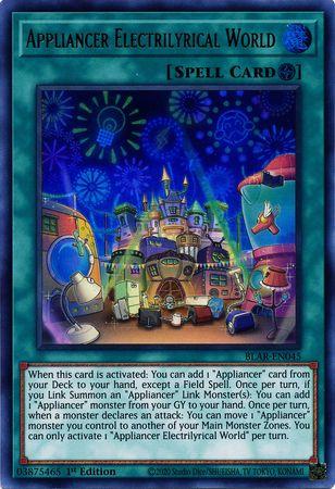 Appliancer Electrilyrical World BLAR-EN045 YuGiOh Battles of Legend: Armageddon