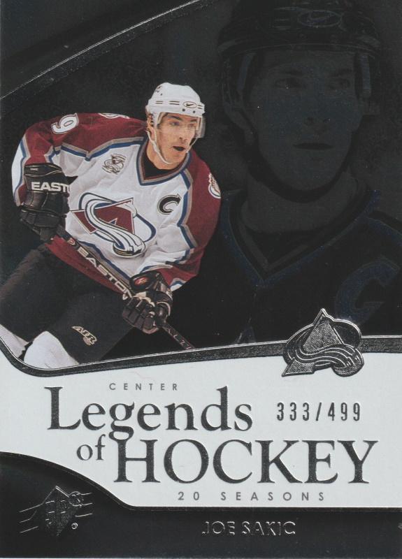 Joe Sakic #105 2011 Upper Deck Spx Hockey