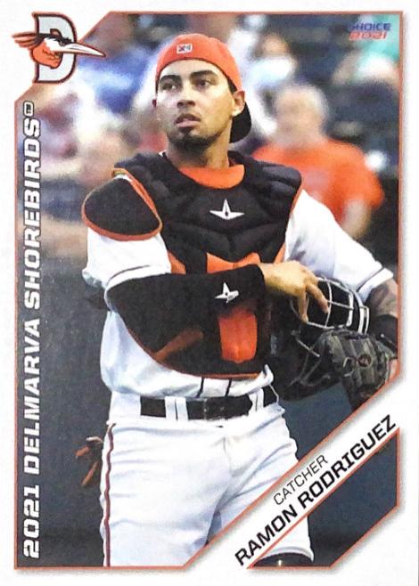 Ramon Rodriguez #23 2021 Choice Delmarva Shorebirds Baseball