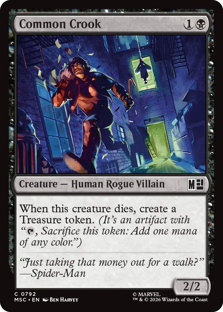 Common Crook (Magic Marvel Super Heroes Commander)