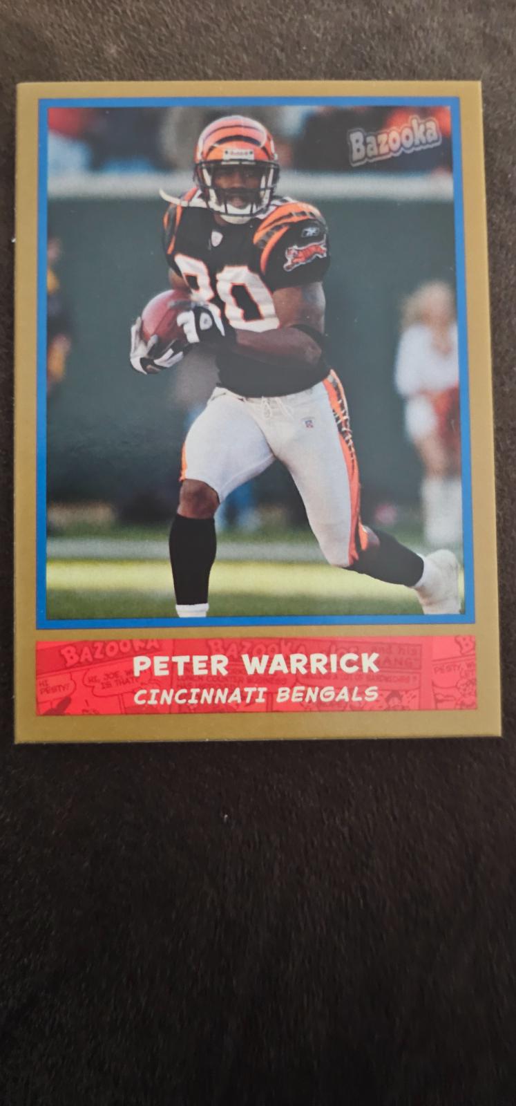 Peter Warrick #123 2004 Bazooka Football