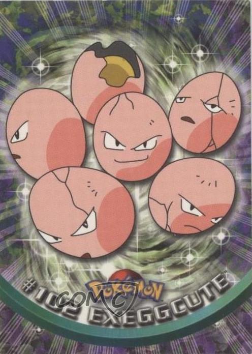 Exeggcute #102 Pokemon 2000 Topps TV