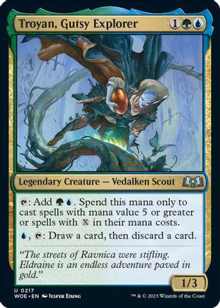 Troyan, Gutsy Explorer #217 Magic Wilds of Eldraine