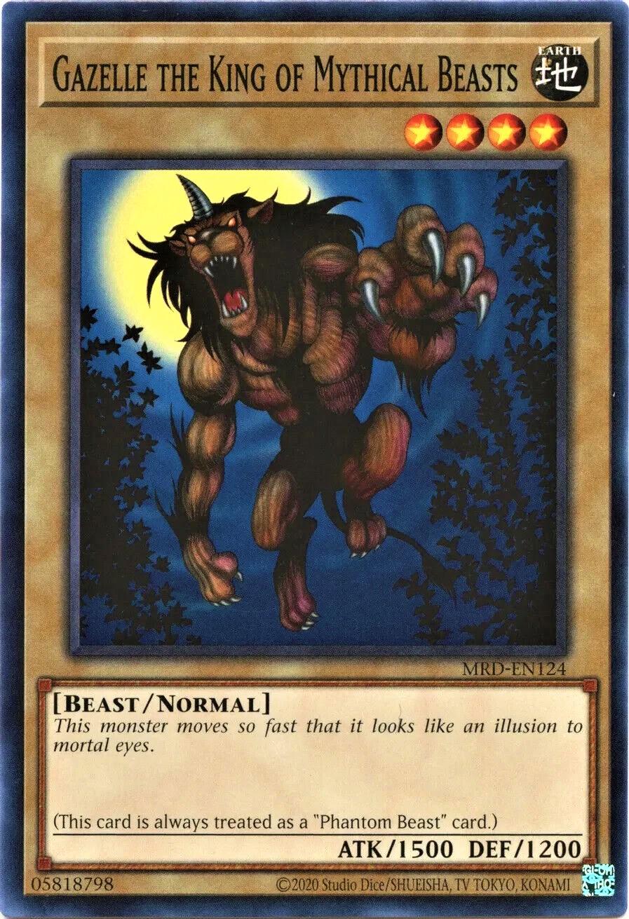Gazelle the King of Mythical Beasts MRD-EN124 YuGiOh Metal Raiders: 25th Anniversary