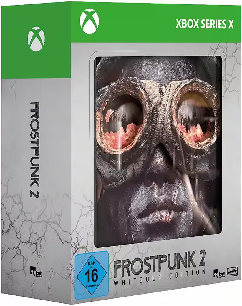 Carátula de Frostpunk 2 Whiteout Edition para Xbox Series X (edición PAL España)