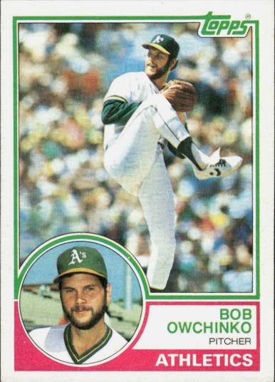 1983 Topps Bob Owchinko #338 card