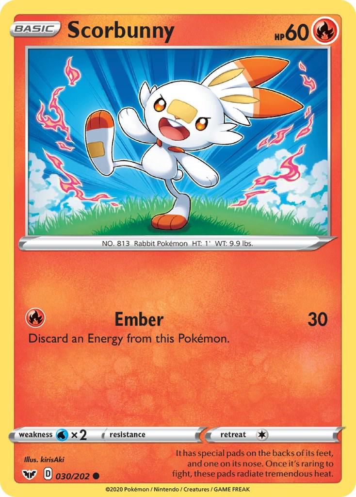 Scorbunny #30 Pokemon Sword & Shield