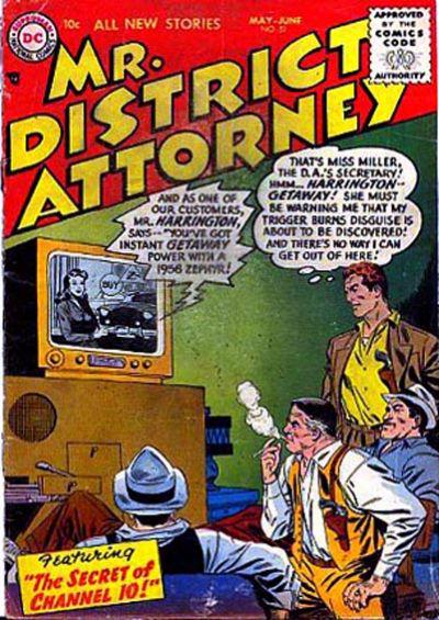 Mr. District Attorney #51 (1956) Comic Books Mr. District Attorney