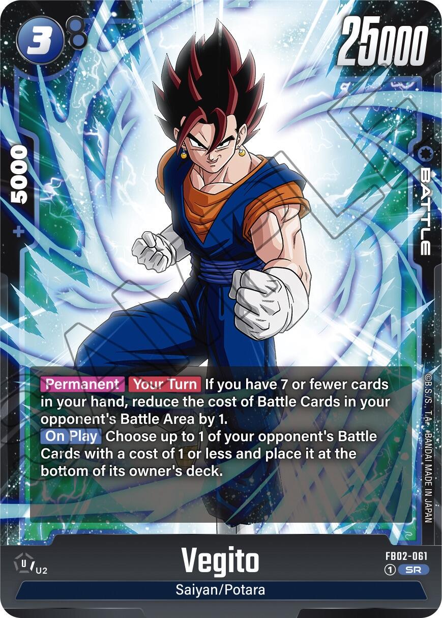 Vegito FB02-061 Dragon Ball Fusion World Blazing Aura