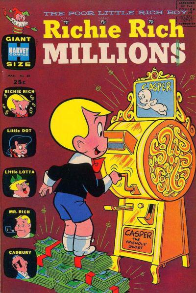 Richie Rich Millions #40 (1970) Comic Books Richie Rich Millions