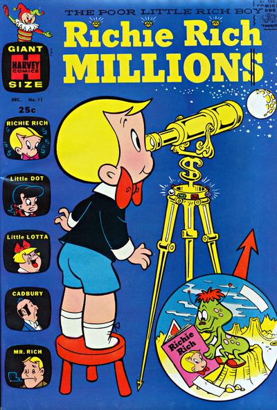 Richie Rich Millions #11 (1964) Comic Books Richie Rich Millions