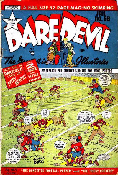 Daredevil Comics #58 (1950) Comic Books Daredevil Comics