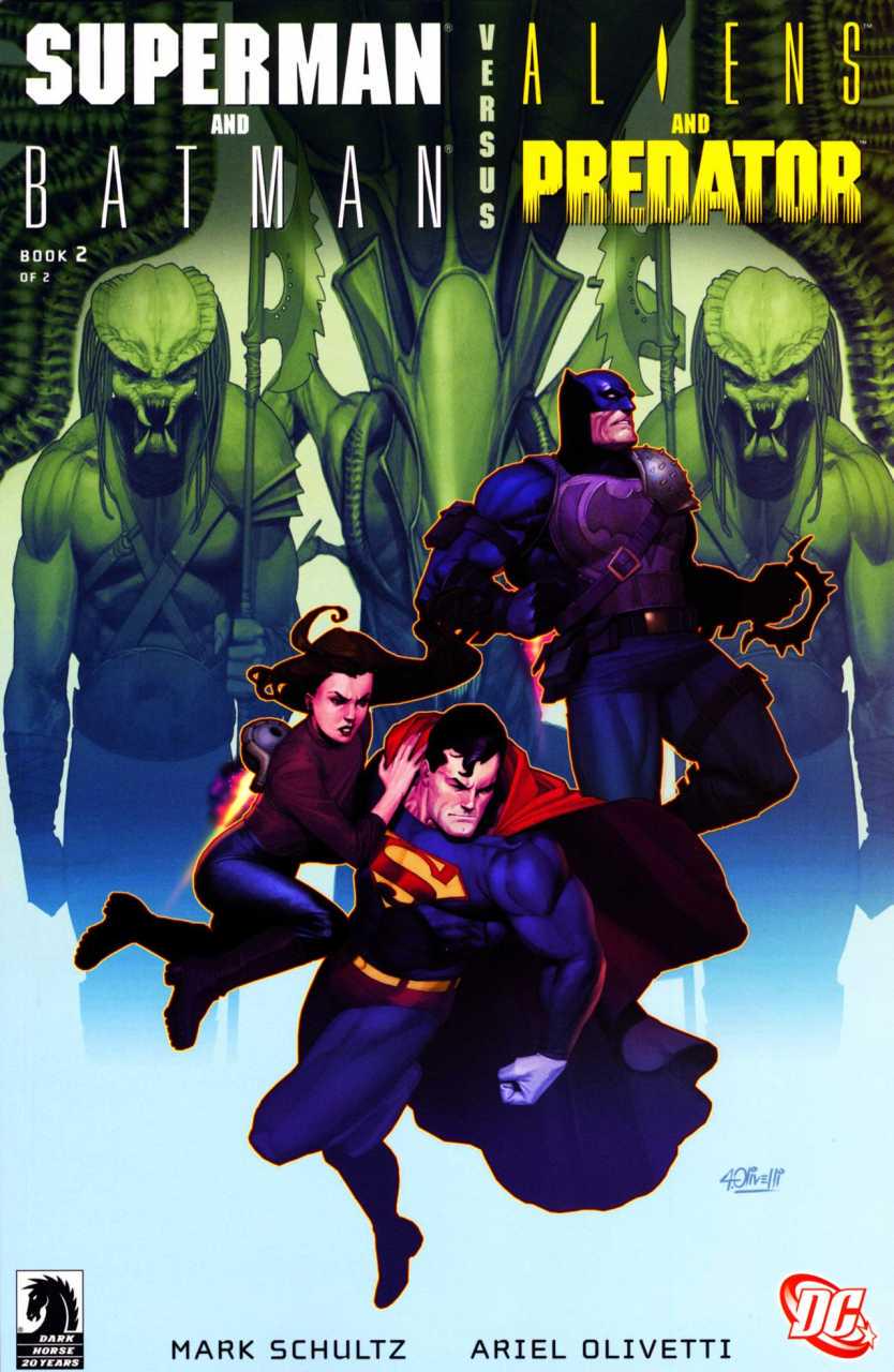 Superman and Batman versus Aliens and Predator #2 (2007) Comic Books Superman & Batman versus Aliens & Predator
