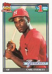 Carl Everett #113 Baseball Cards 1991 Topps Prices