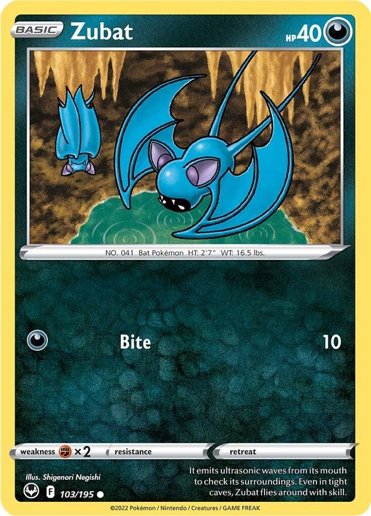 Zubat #103 Pokemon Silver Tempest