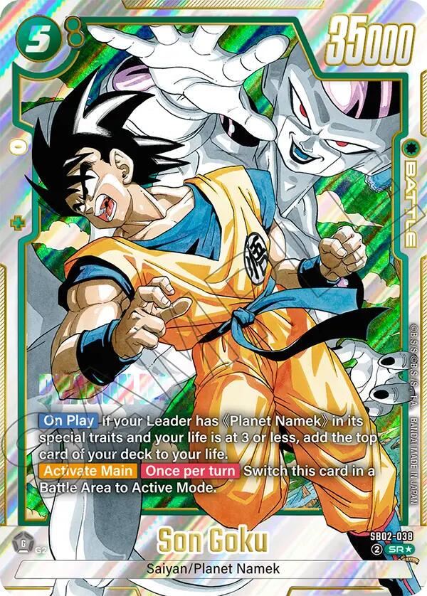 Son Goku [Alternate Art] SB02-038 Prices | Dragon Ball Fusion