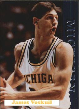 James Voskuil #7 1992 Michigan Wolverines Basketball