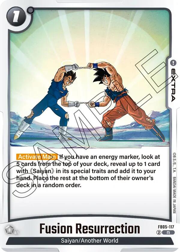 Fusion Resurrection FB05-117 Dragon Ball Fusion World New Adventure