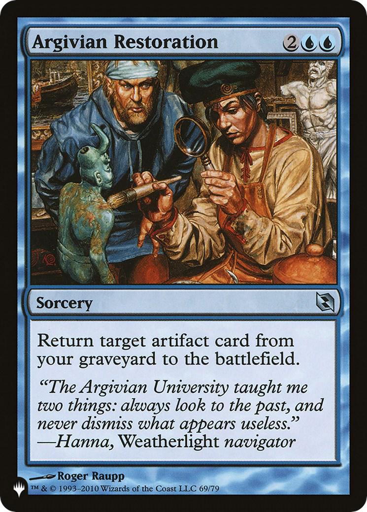 Argivian Restoration (Magic The List Reprints)