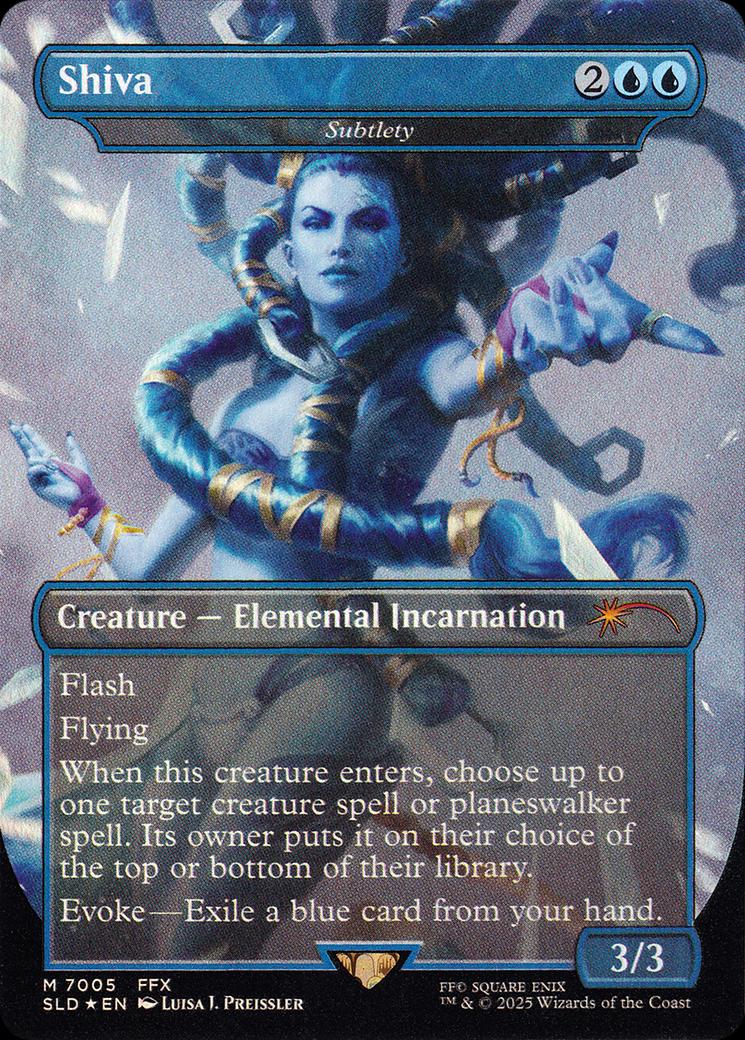 Shiva - Subtlety [Rainbow Foil] #7005 Precios | Magic Secret Lair
