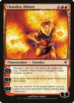 Chandra Ablaze #120 Magic Zendikar