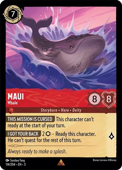 Maui - Whale #114 Lorcana Into the Inklands