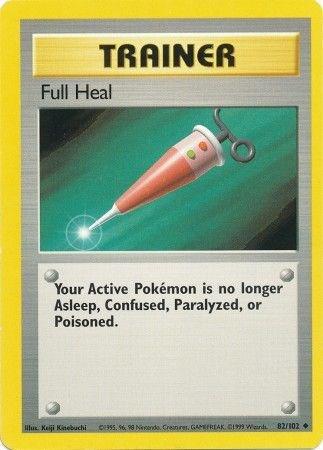 Full Heal #82 Pokemon Base Set