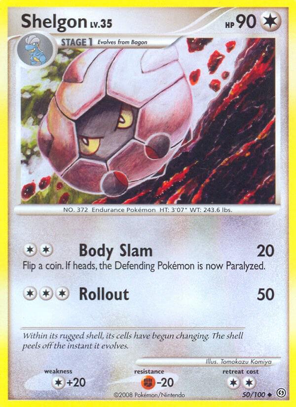 Shelgon #50 Pokemon Stormfront