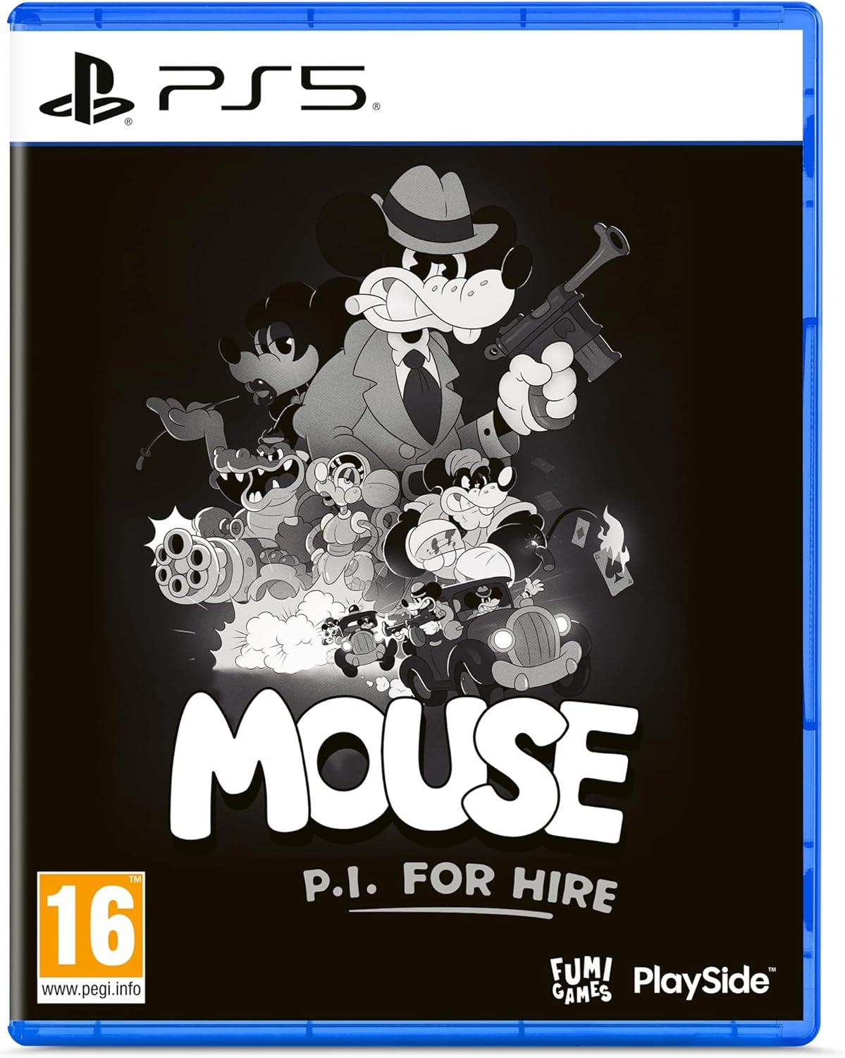 Carátula de Mouse P.I. For Hire para PS5 (edición PAL España)