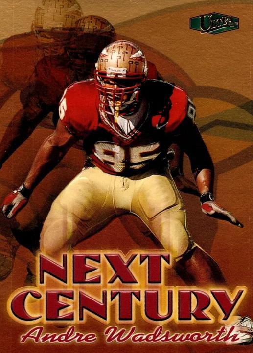 Andre Wadsworth #8NC Football Cards 1998 Ultra Next Century