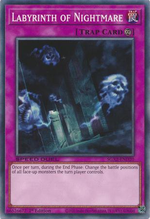 Labyrinth of Nightmare SGX2-END20 YuGiOh Speed Duel GX: Midterm Paradox