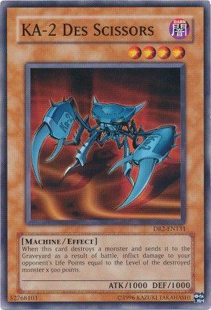 KA-2 Des Scissors DR2-EN131 YuGiOh Dark Revelation Volume 2