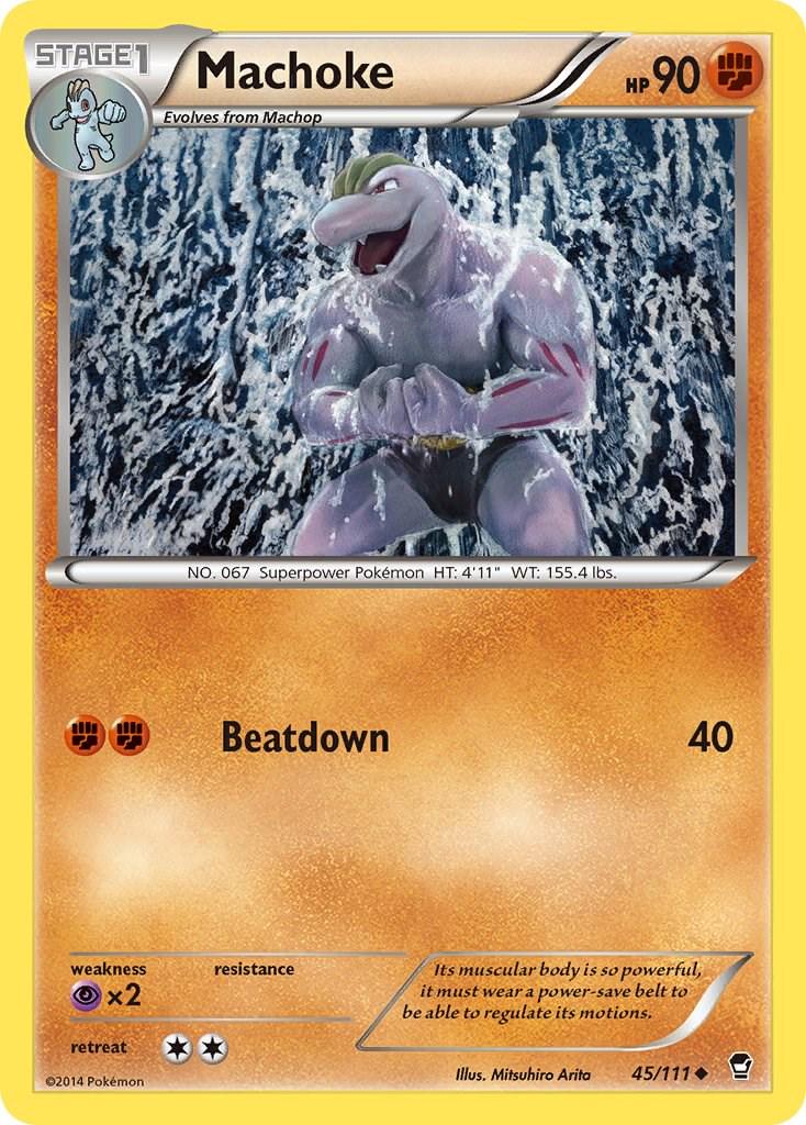 Machoke #45 Pokemon Furious Fists