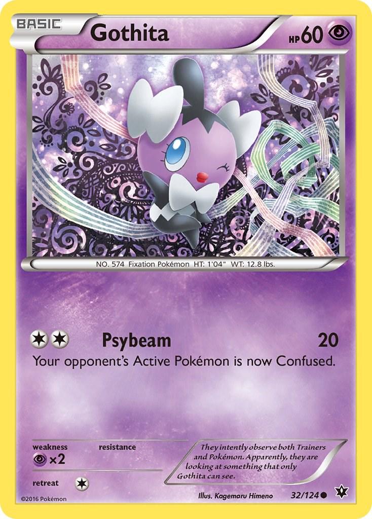 Gothita #32 Pokemon Fates Collide