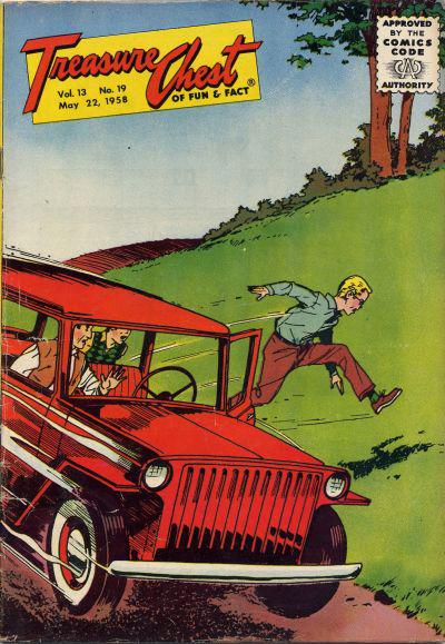 Treasure Chest of Fun and Fact #19 245 (1958) Comic Books Treasure Chest of Fun and Fact
