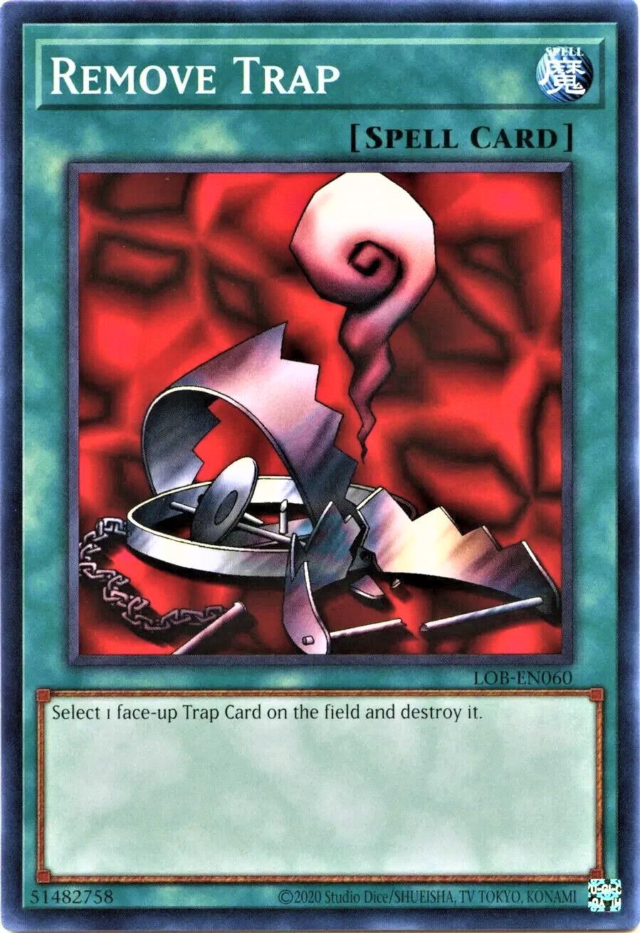 Remove Trap LOB-EN060 YuGiOh Legend of Blue Eyes White Dragon: 25th Anniversary