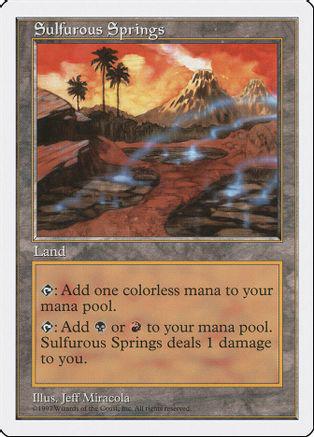 Sulfurous Springs Magic 5th Edition