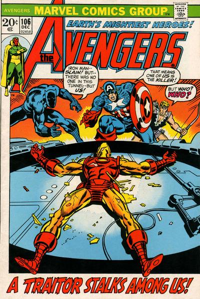 Avengers #106 (1972) Comic Books Avengers
