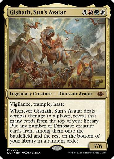 Gishath, Sun's Avatar #229 Magic Lost Caverns of Ixalan