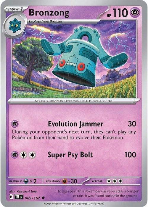 Bronzong #69 Pokemon Temporal Forces